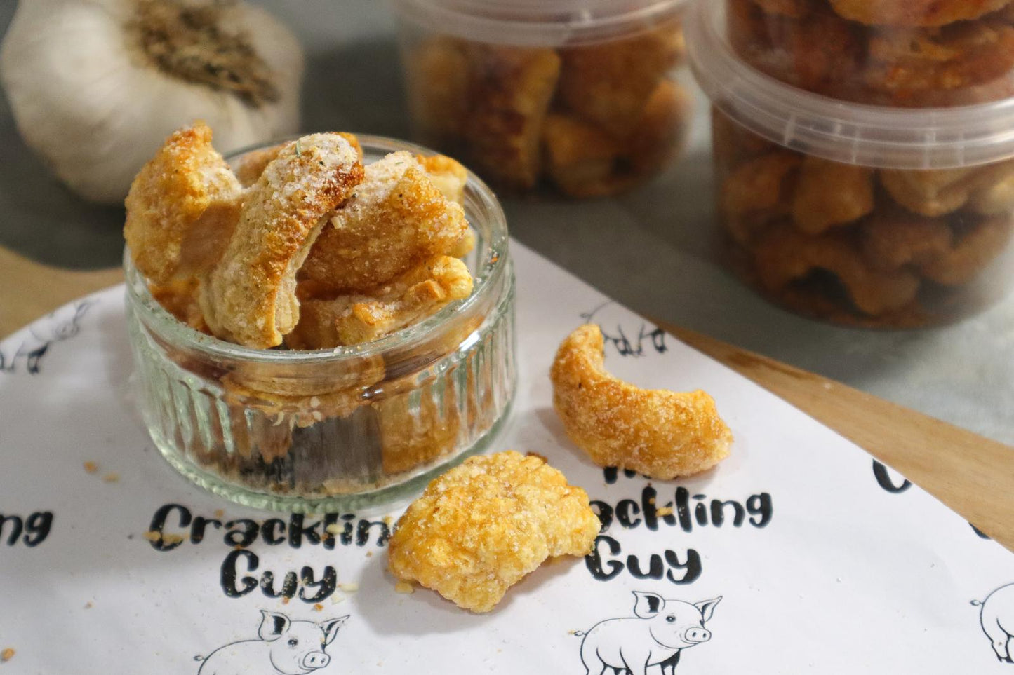 Crackling - Garlic flavour